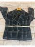 Banana Republic Plaid Black Coat Size S - photo 9