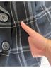 Banana Republic Plaid Black Coat Size S - photo 14