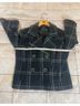 Banana Republic Plaid Black Coat Size S - photo 7