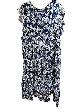 Lane Bryant Gathered Midi Dress Casual Dress (view 2)