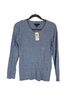 Karen Scott Solid Blue Pullover Sweater Size M - photo 1