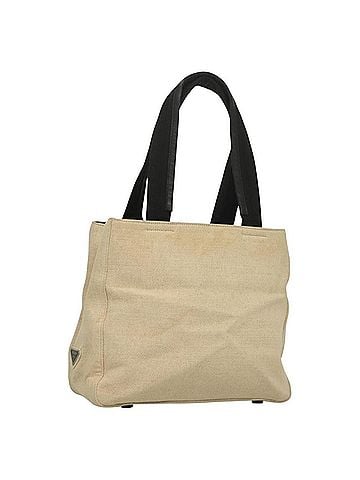 Prada Sport Tote Bag Canvas Beige Canvas Tote Bag Bag (view 1)