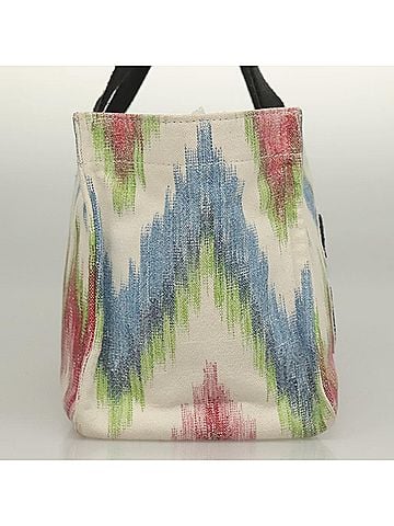 Loewe Paula's Ibiza Tote Embellished Printed Canvas Multicolour Canvas Bag (view 2)