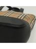 Burberry 100% Canvas Solid Tan Nova Handbag Check Pattern Beige Canvas Bag One size - photo 10