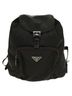 Prada 100% Nylon Solid Tan Front Pocket Buckle Backpack Nylon Khaki Nylon Backpack Bag One size - photo 1