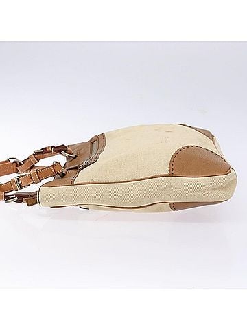 Prada Vintage Convertible Tote Canvas And Leather Beige Canvas Tote Bag Bag (view 2)