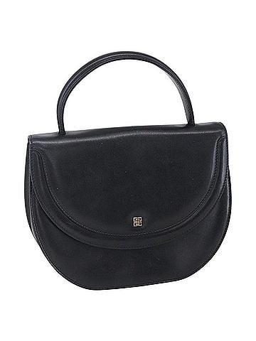 Givenchy Vintage 4G Handbag Leather Black Leather Handbag (view 1)