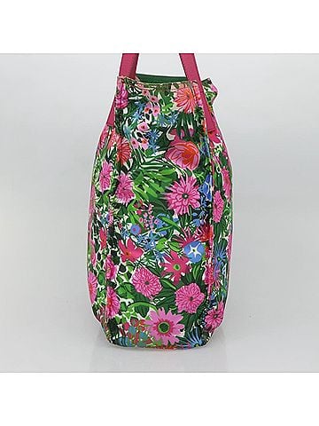 Prada Vintage Shopping Tote Nylon Multicolour Nylon Tote Bag Bag (view 2)