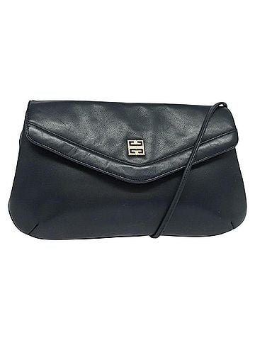 Givenchy Vintage 4G Shoulder Bag Leather Navy Leather Shoulder Bag Bag (view 1)