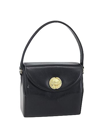 Givenchy Vintage Handbag Leather Black Leather Bag (view 1)