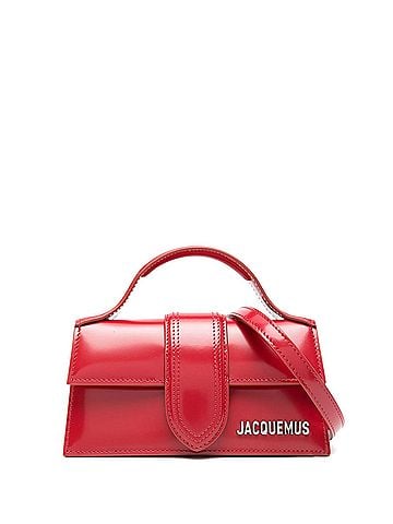 Jacquemus Le Bambino Top Handle Flap Bag Leather Red Leather Handbag (view 1)