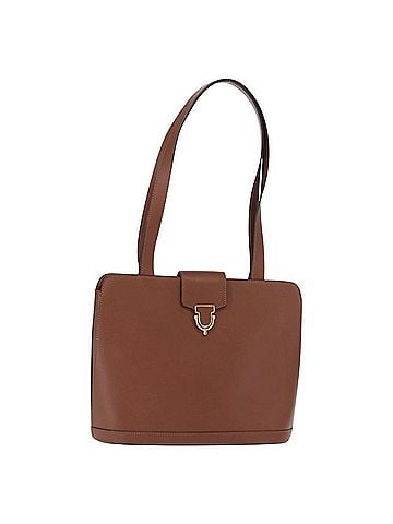 Celine for  Finition Main Vintage Shoulder Bag Leather Brown Leather Shoulder Bag Bag (view 1)
