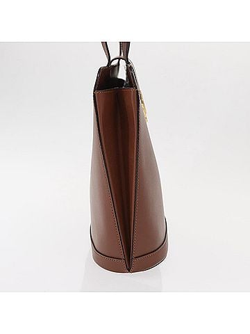 Celine for  Finition Main Vintage Shoulder Bag Leather Brown Leather Shoulder Bag Bag (view 2)
