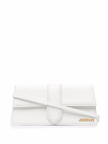 Jacquemus Le Bambino Flap Shoulder Bag Leather White Leather Shoulder Bag Bag (view 1)