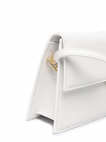 Jacquemus Le Bambino Flap Shoulder Bag Leather White Leather Shoulder Bag Bag (view 2)