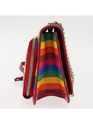 Salvatore Ferragamo Vara Bow Crossbody Bag Leather Multicolour Leather Shoulder Bag Bag (view 2)