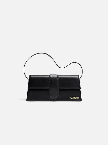 Jacquemus Le Bambino Flap Shoulder Bag Leather Black Leather Shoulder Bag Bag (view 1)