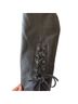 Deadwood Solid Black Leather Jacket Size 2 - photo 9