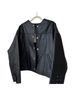 Deadwood Solid Black Leather Jacket Size 2 - photo 8