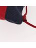 Gucci 100% Canvas Solid Blue Logo Drawstring Backpack Striped Canvas Blue Canvas Backpack Bag One size - photo 8