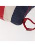 Gucci 100% Canvas Solid Blue Logo Drawstring Backpack Striped Canvas Blue Canvas Backpack Bag One size - photo 10