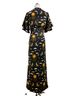 Never Fully Dressed Animal Print Graphic Black Multi Color Cocktail Dress Size 2 - photo 2