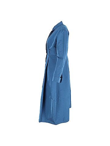 Jil Sander Jil Sander Shirt Dress in Blue Cotton (view 2)