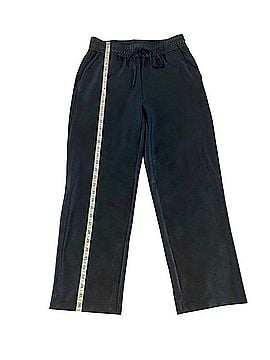 Maison d' Amelie Straight Leg Faux Leather Joggers Sweatpants (view 2)