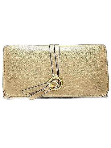 Chloé Chloé Chloe Alphabet Long Wallet 4SH0819 Leather Merlic Gold Women's 181692 (view 1)