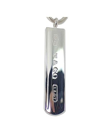 Tiffany TIFFANY 925 1837 Bar Pendant Necklace (view 2)