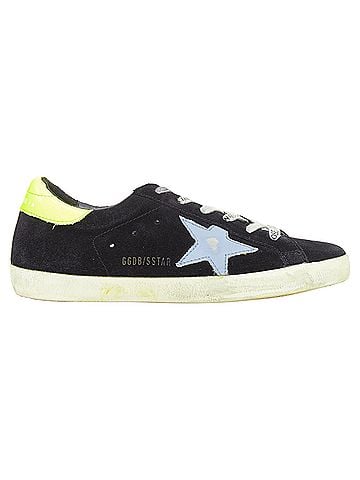 Golden Goose Golden Goose GGDB SStar suede distressed sneakers (view 1)