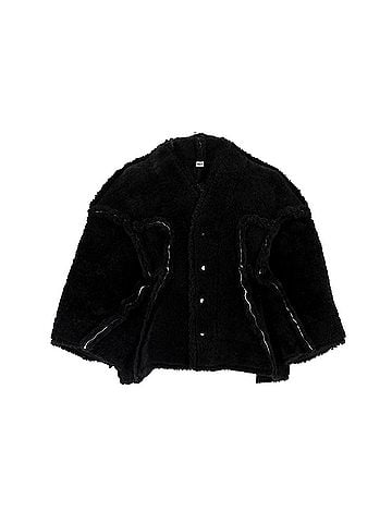 Rick Owens Rick Owens Legaspi Cropped Jacket in Black Shearling (view 1)