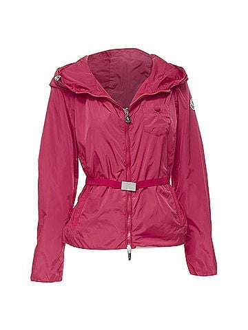 Moncler Moncler Gazon Giubbotto back ruffles belted waist windbreaker jacket (view 1)