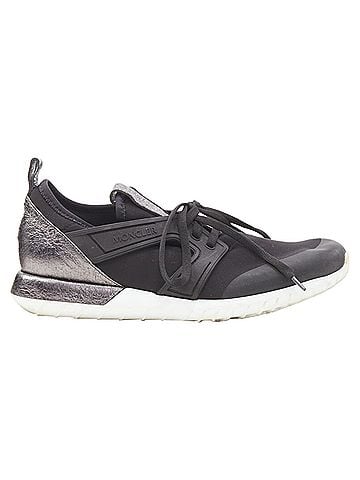Moncler MONCLER black neoprene plastic caged metallic leather heel sports sneaker EU37 (view 1)