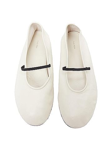 The Row The Row Nappa Leather Ballerina Flats (view 1)