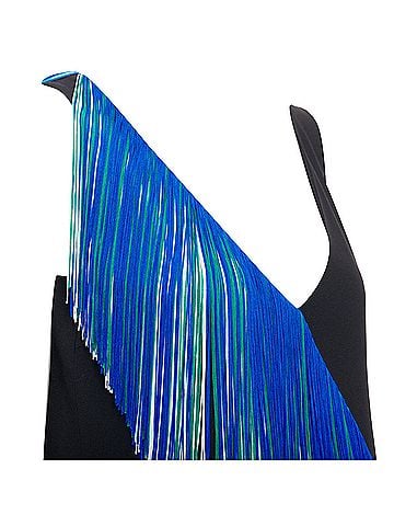 Christopher Kane Christopher Kane Runway Asymmetric Fringing Strip fringe dress (view 2)