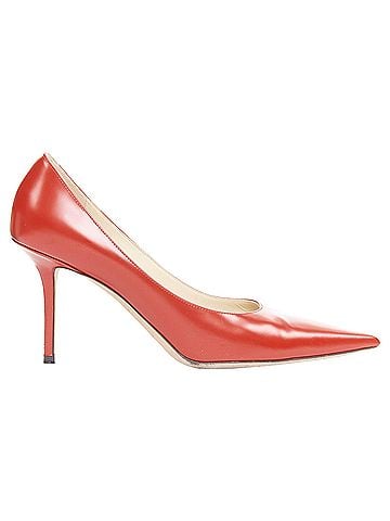 Jimmy Choo Jimmy Choo Romy leather pointy toes stiletto heeled pumps (view 1)