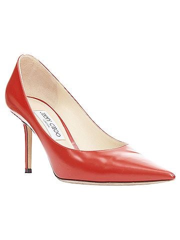 Jimmy Choo Jimmy Choo Romy leather pointy toes stiletto heeled pumps (view 2)
