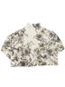 Anthropologie Floral Ivory Gray Cashmere Pullover Sweater Size XS - photo 3