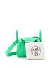 Hermès 100% Leather Green Lindy Bag Clemence Mini One size - photo 3