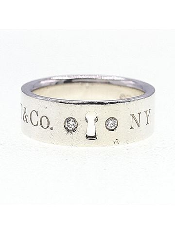 Tiffany Tiffany & Co. Rock Ring, 2-Piece Diamond, Sterling Silver 925, US-6/7.5, Women's, TIFFANY CO. (view 1)