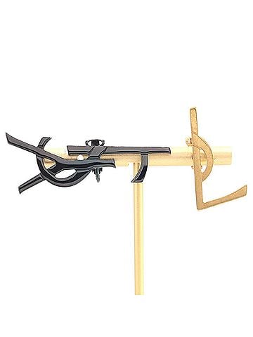 Yves Saint Laurent Yves Saint Laurent Saint Laurent YSL Black and Gold Metal Earring for Women, Single Ear (view 1)