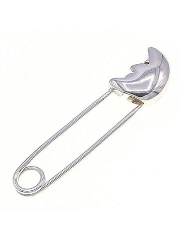 Tiffany Tiffany & Co. Crescent Moon Brooch Pin in Sterling Silver (925) - Women's. (view 1)