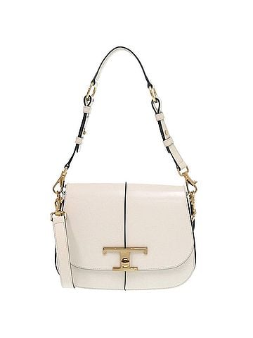 Tod's Unused Tod's T-Timeless XBWTSGI0100KETB013 white leather 2-way shoulder bag, white, 2046 (view 1)