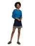 Maje Stripes Blue Black Orange Green Skort Size S - photo 1