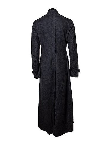 Yohji Yamamoto Yohji Yamamoto Grey maxi trench coat (view 2)