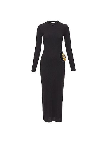 Christopher Esber Christopher Esber Ribbed Cut Out Bodycon Dress (view 1)