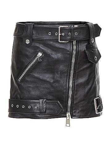 Alexander McQueen Alexander Mcqueen 2023 Biker Zip Skirt (view 1)