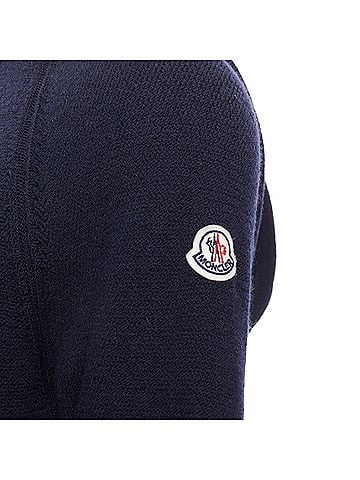 Moncler MONCLER 2017 red navy white wool argyle turtleneck sweater top XS (view 2)