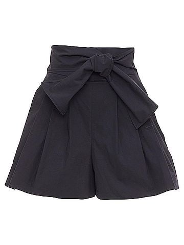 Moschino Moschino Boutique Bow Tie Pleated Shorts (view 1)